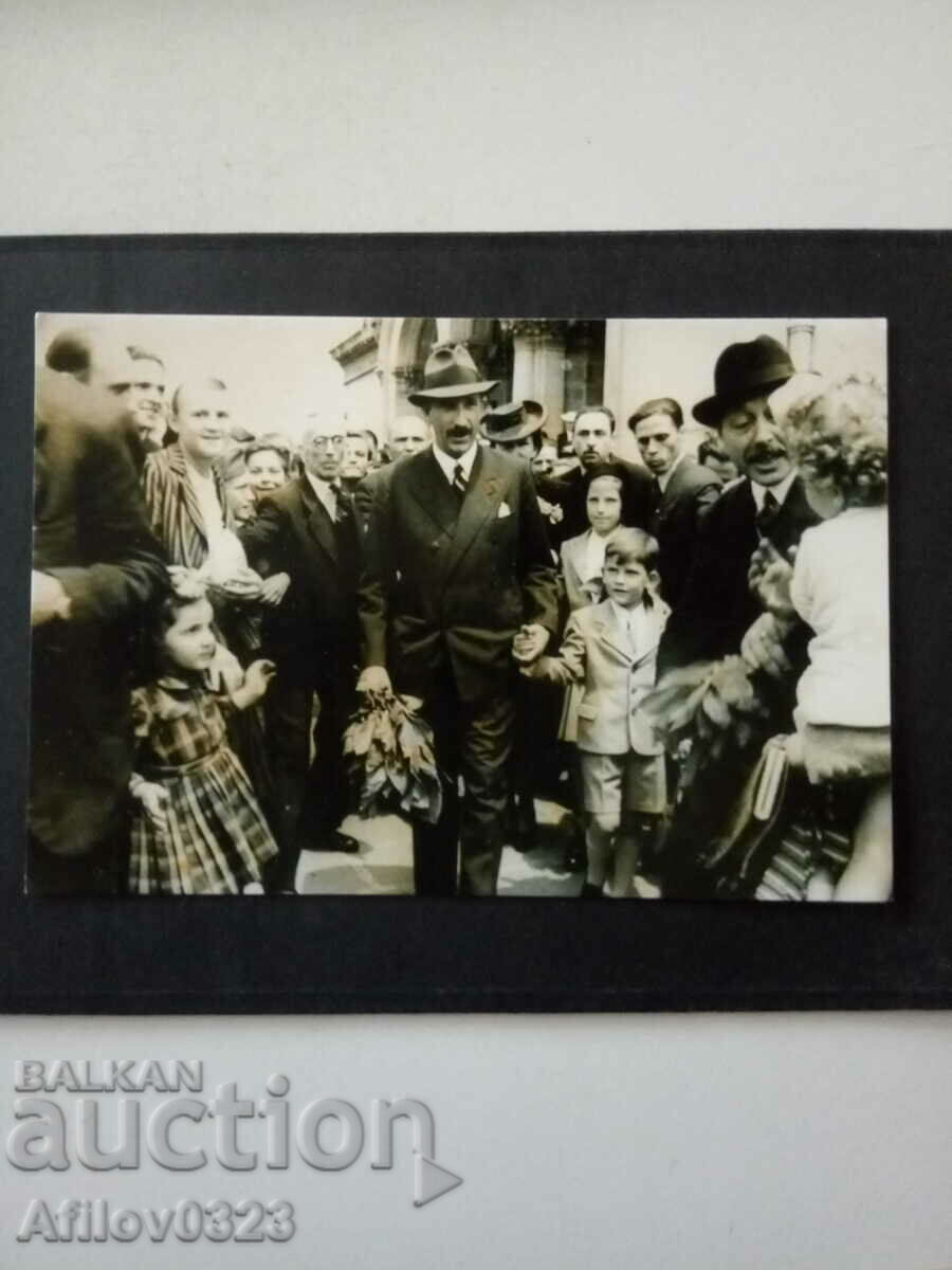 Fotografii vechi - copie - întâmpinând T. V. Boris III și Simeon