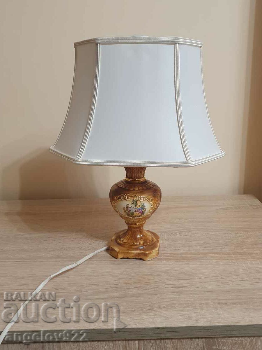 Italian porcelain night lamp