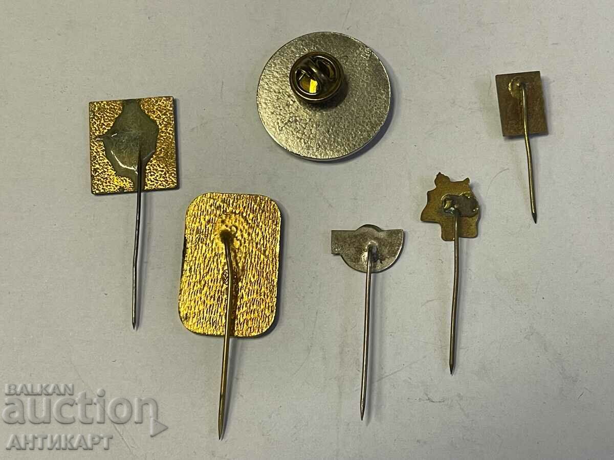 6 sports badges signs volleyball wrestling handball Universiade with price 18.00 BGN | € 9.20 6 sports badges signs volleyball wrestling handball Universiade with price 18.00 BGN | € 9.20