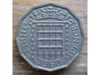 3 pence 1960 - Marea Britanie (Elizabeth II)