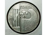 Italia 20 lire 1928 - jubileu, raritate