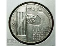 Italy 20 lira 1928 - jubilee, rarity