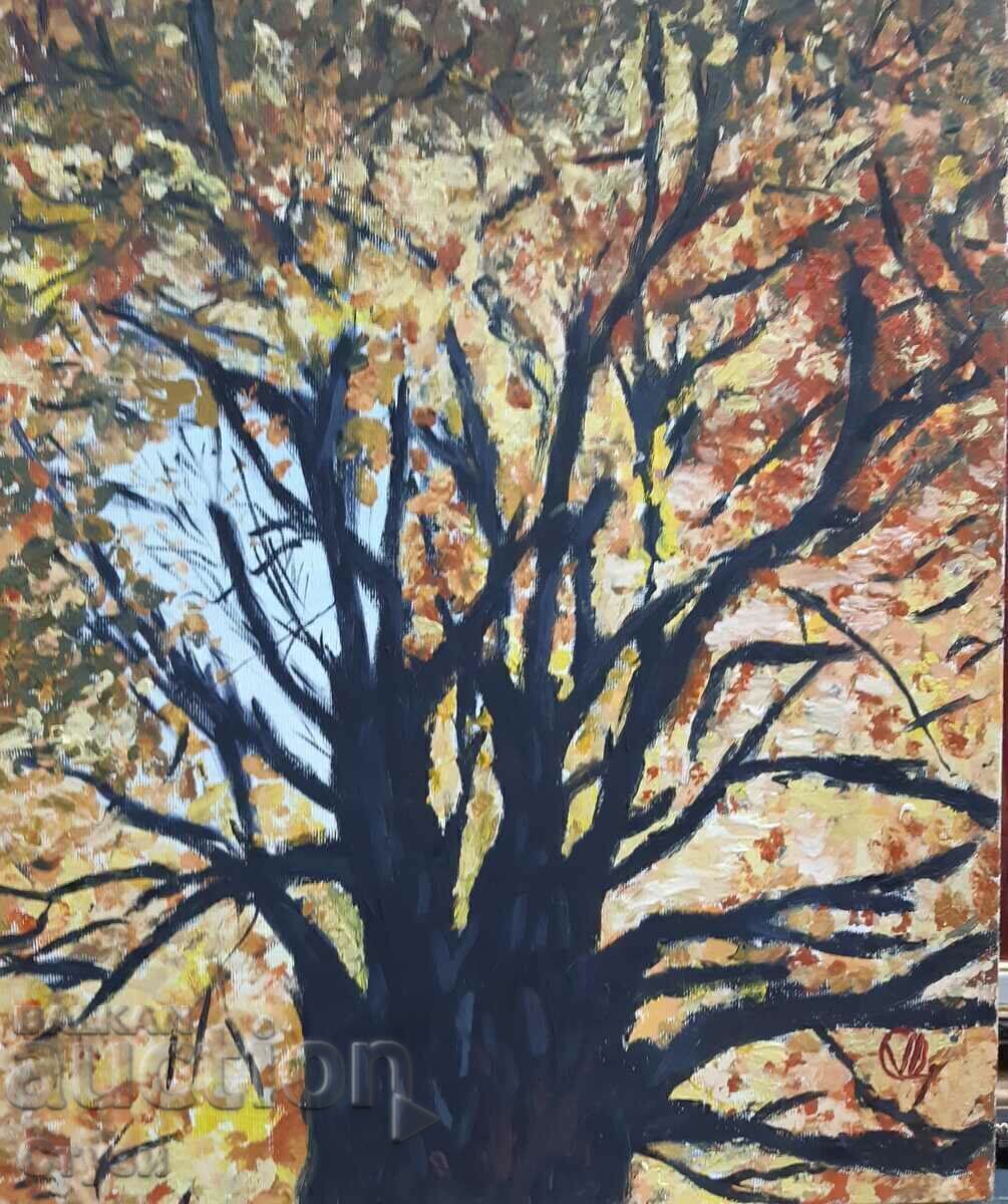 Πίνακας της Όλγας Βασίλεβα, λάδι, 46 x 38 εκ. Ξεπούλημα