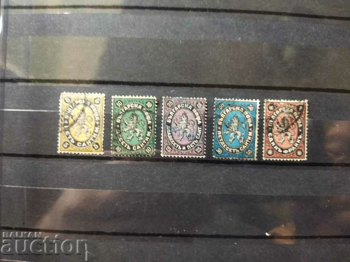 Centimes Stamp No. 1/5 from the 1879 Catalog. Centimes Stamp No. 1/5 from the 1879 Catalog.