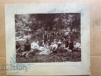 #2 fotografie solidă Sliven pe Muntele Bulgarka 1908 persoane