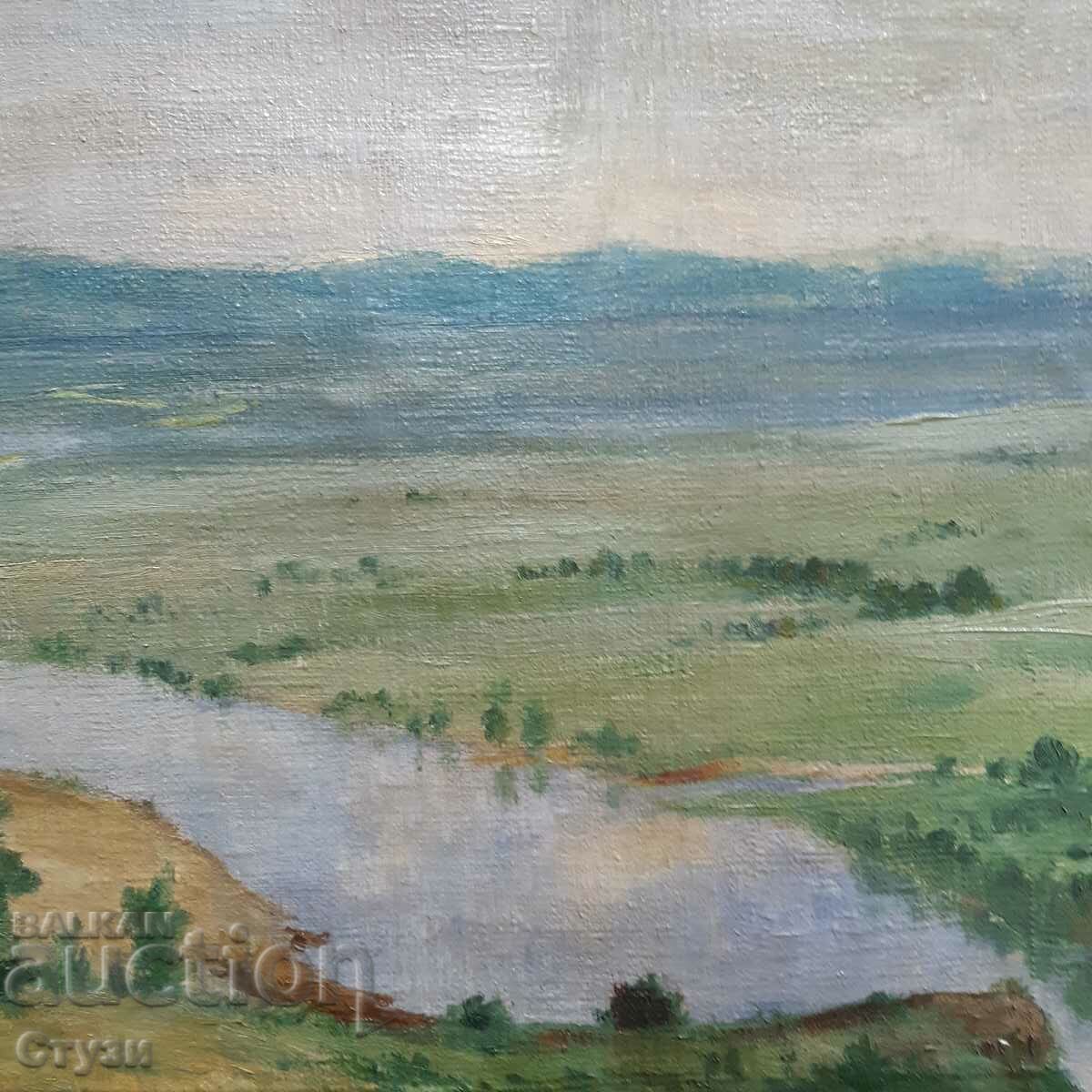 Auction Painting "Polish landscape", oil, 60 x 72 cm Auction Painting "Polish landscape", oil, 60 x 72 cm
