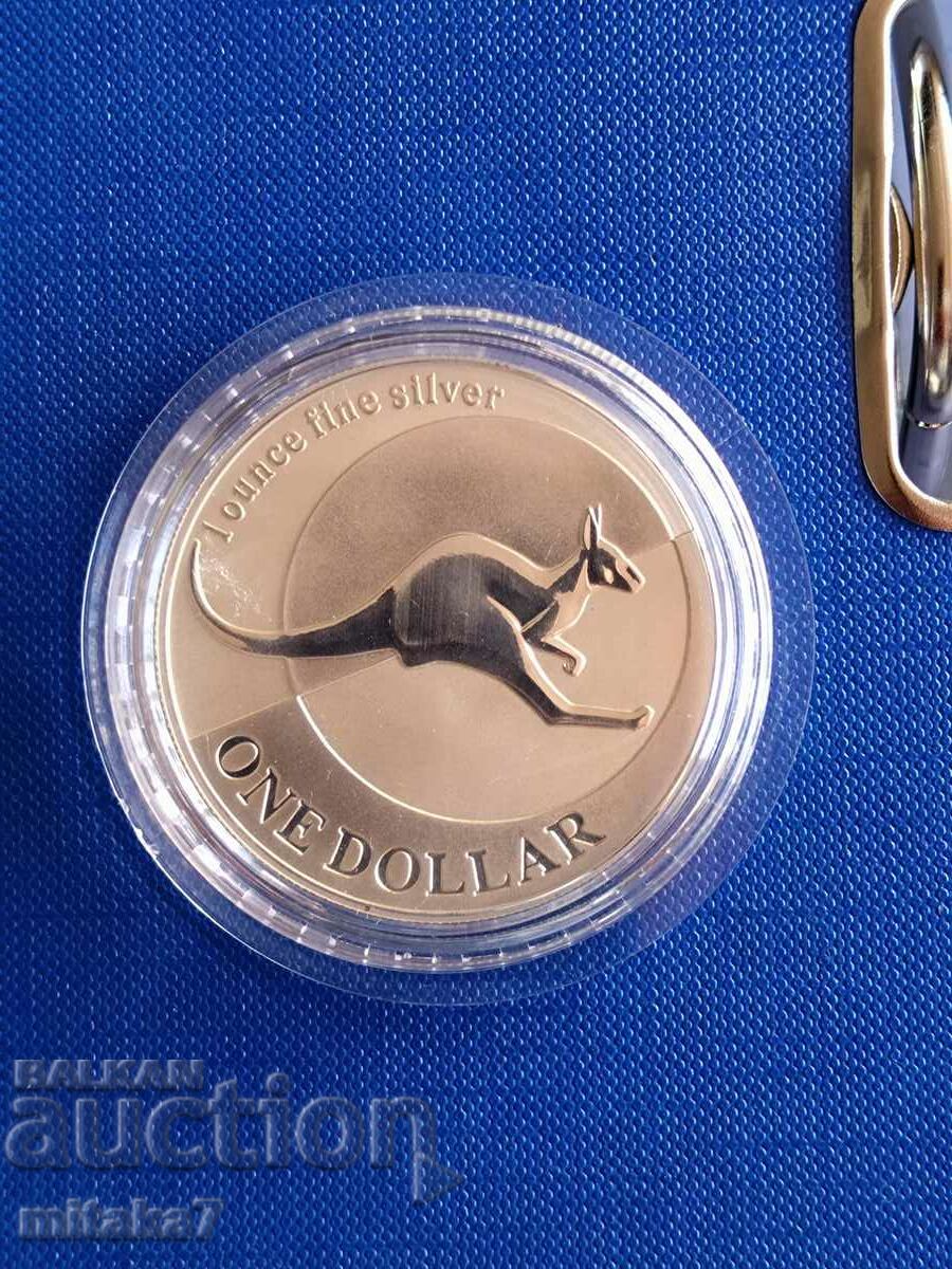 Ασημένιο νόμισμα "Kangaroo", 1 oz, 2004, Αυστραλία