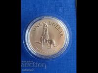 Сребърна монета "Кенгуру", 1 oz, 1996г., Австралия