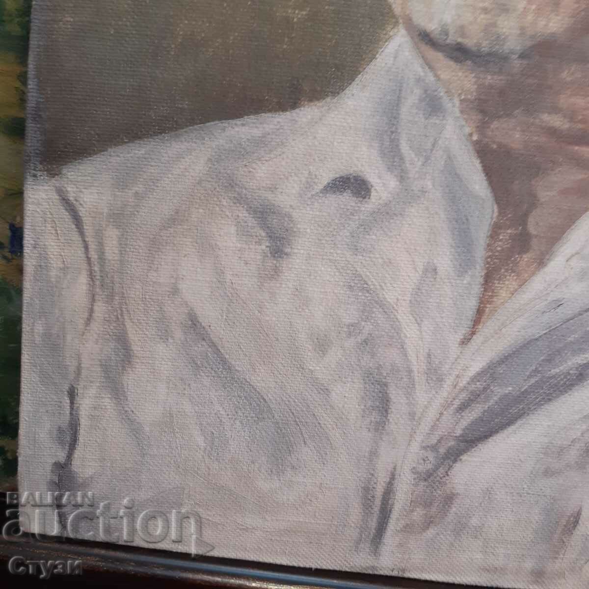 Πίνακας Λ. Άνα «Πορτρέτο», λάδι, 49 x 35 εκ με τιμή 20.00 BGN | € 10.23