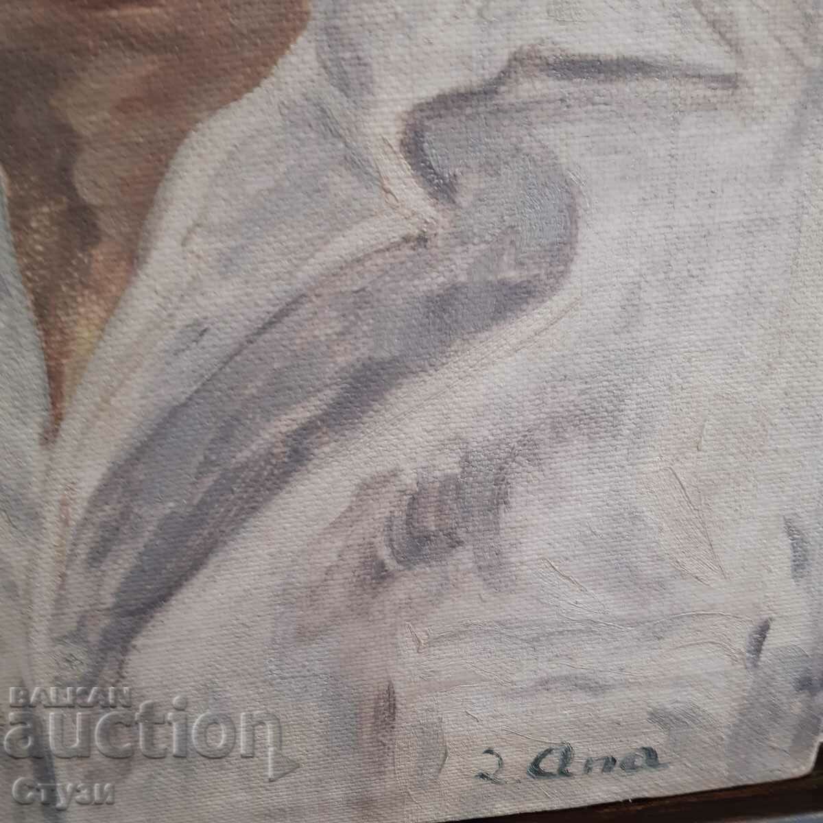 Παράδοση Πίνακας Λ. Άνα «Πορτρέτο», λάδι, 49 x 35 εκ