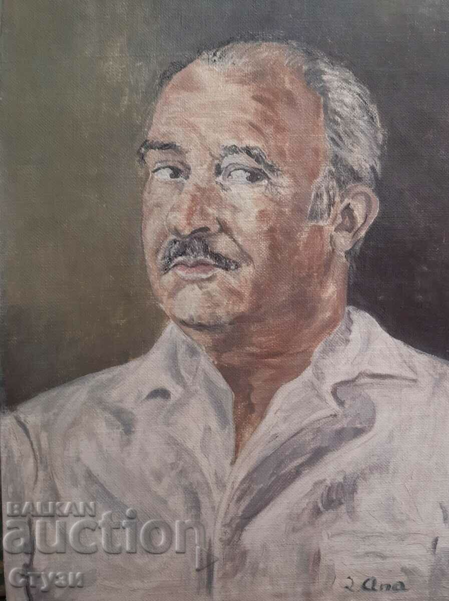 Tablou de L.Ana „Portret”, ulei, 49 x 35 cm