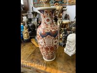 Chinese painted vase. #5990