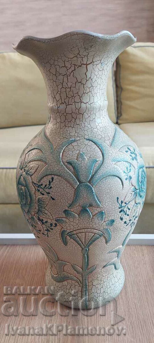 Ceramic vase excellent height 36cm with price 30.00 BGN | € 15.34 Ceramic vase excellent height 36cm with price 30.00 BGN | € 15.34