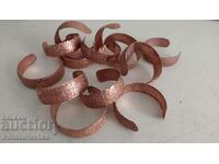 13 copper bracelets, Excellent condition