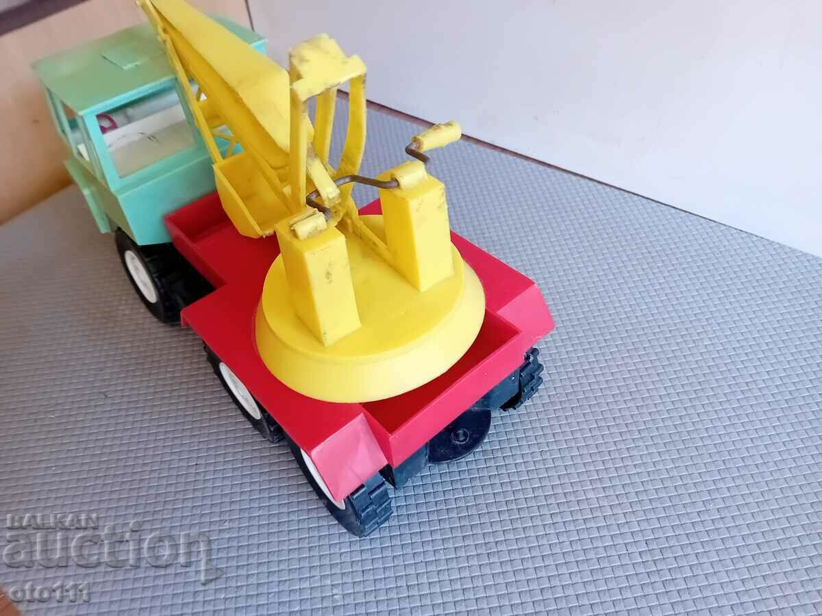 OLD TOY TRUCK, EXCAVATOR - SELF-LOADER - 5 OLD TOY TRUCK, EXCAVATOR - SELF-LOADER - 5
