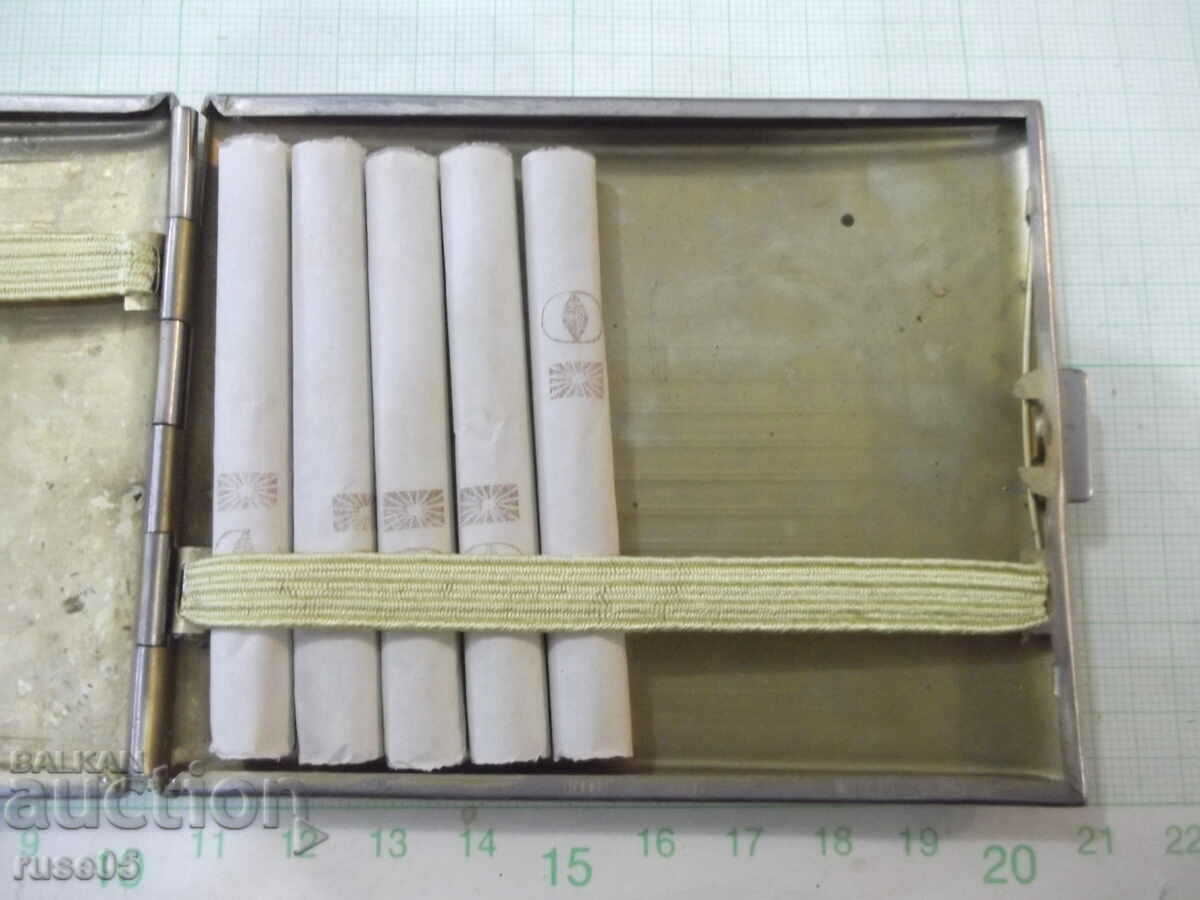 Auction  "Shipka" snuff box with soca cigarettes