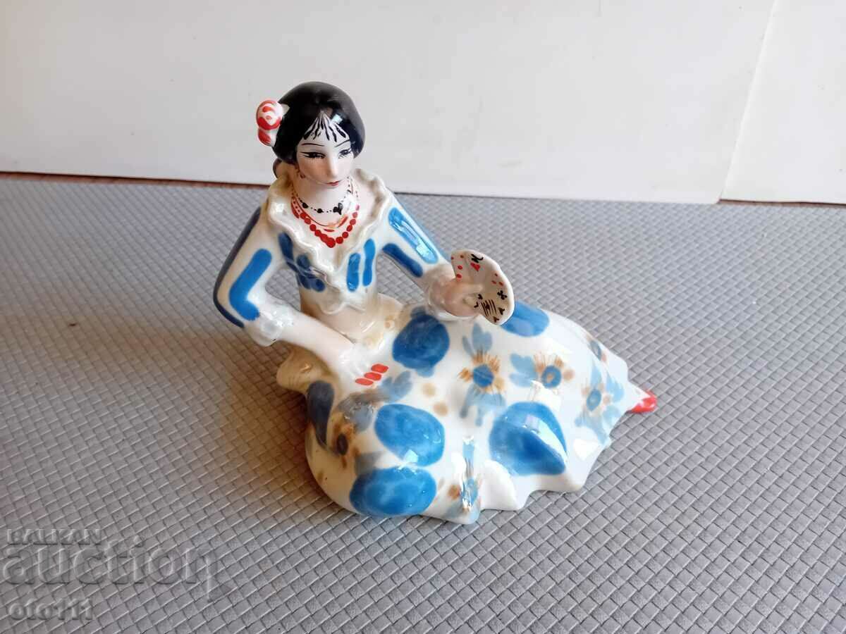 OLD RUSSIAN PORCELAIN STATUETTE