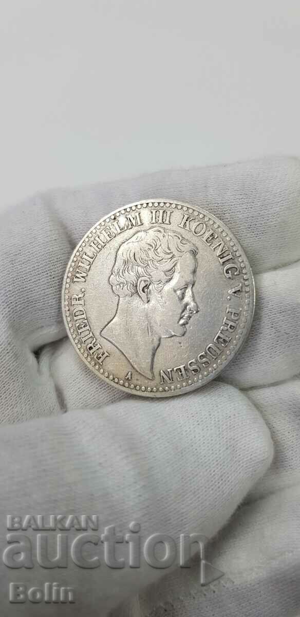 Rare Silver Thaler Coin - Prussia - Germany - 1829 - 6 Rare Silver Thaler Coin - Prussia - Germany - 1829 - 6