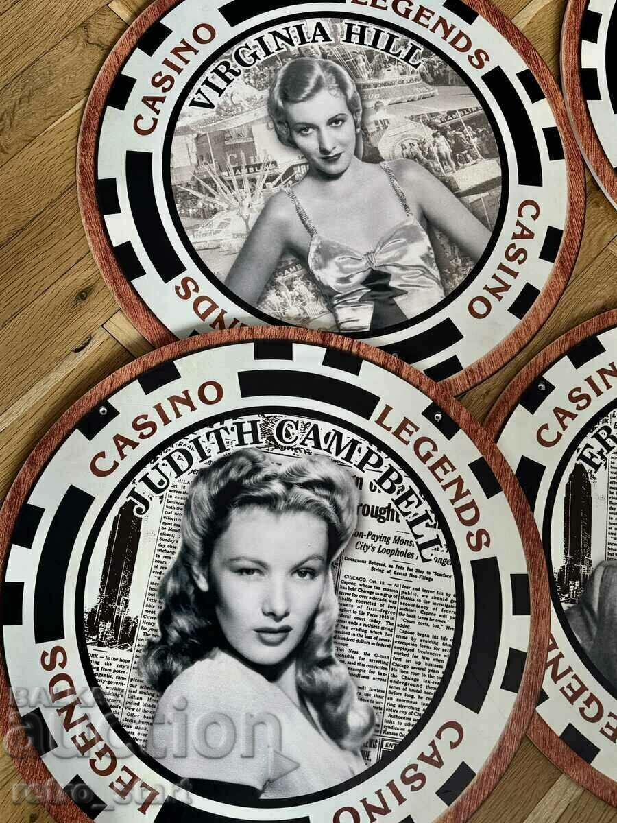 Retro signs for decoration, 7 pieces with price 75.00 BGN | € 38.35