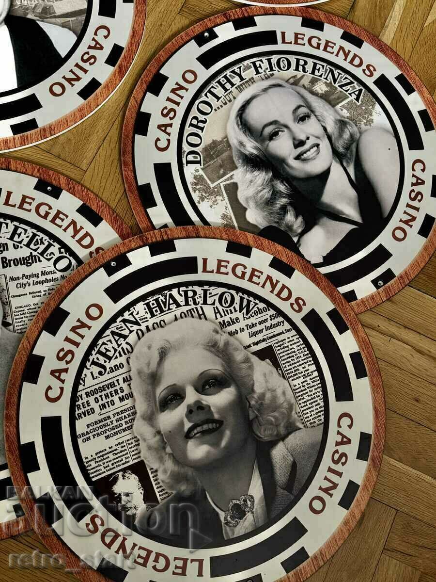 Delivery of Retro signs for decoration, 7 pieces