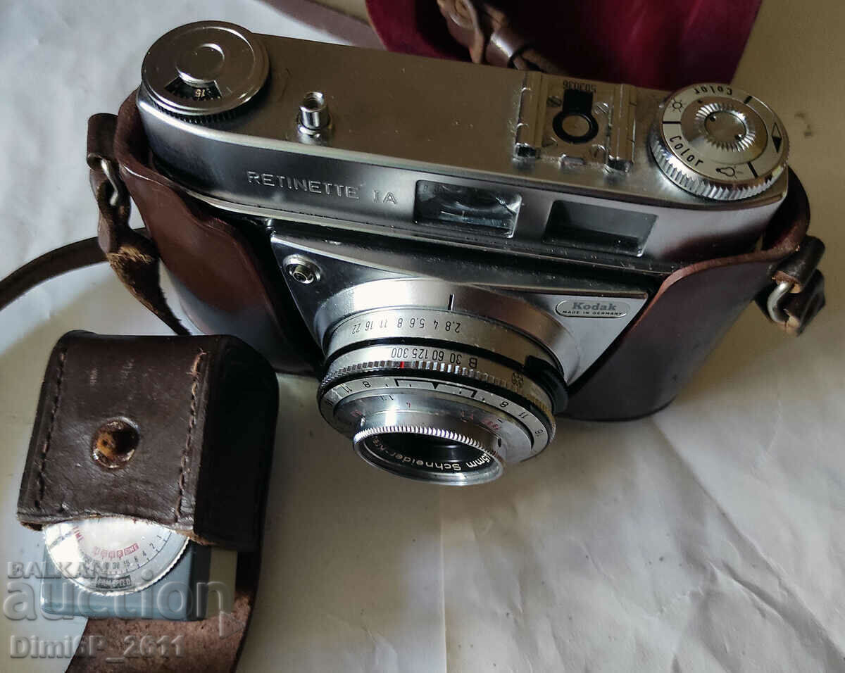 Aparat foto Kodak Retinette IA de epocă cu luminometru Tosei cu preț 48.00 BGN | € 24.54