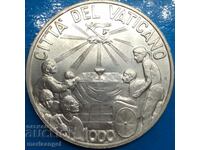 1000 Lire 1999 Vatican 500 Silver