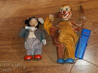 Made in Japan lot of old electro-mechanical clown toys