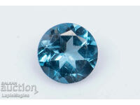 Topaz albastru din Londra 0,28ct 4mm tăiat rotund #2