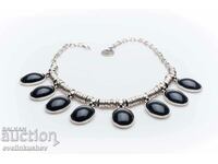 Silver plated necklace KN-0301001014