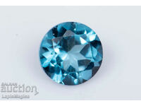 Topaz albastru din Londra 0,31ct 4mm tăiat rotund #9