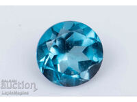 Topaz albastru din Londra 0,28ct 4mm tăiat rotund #10