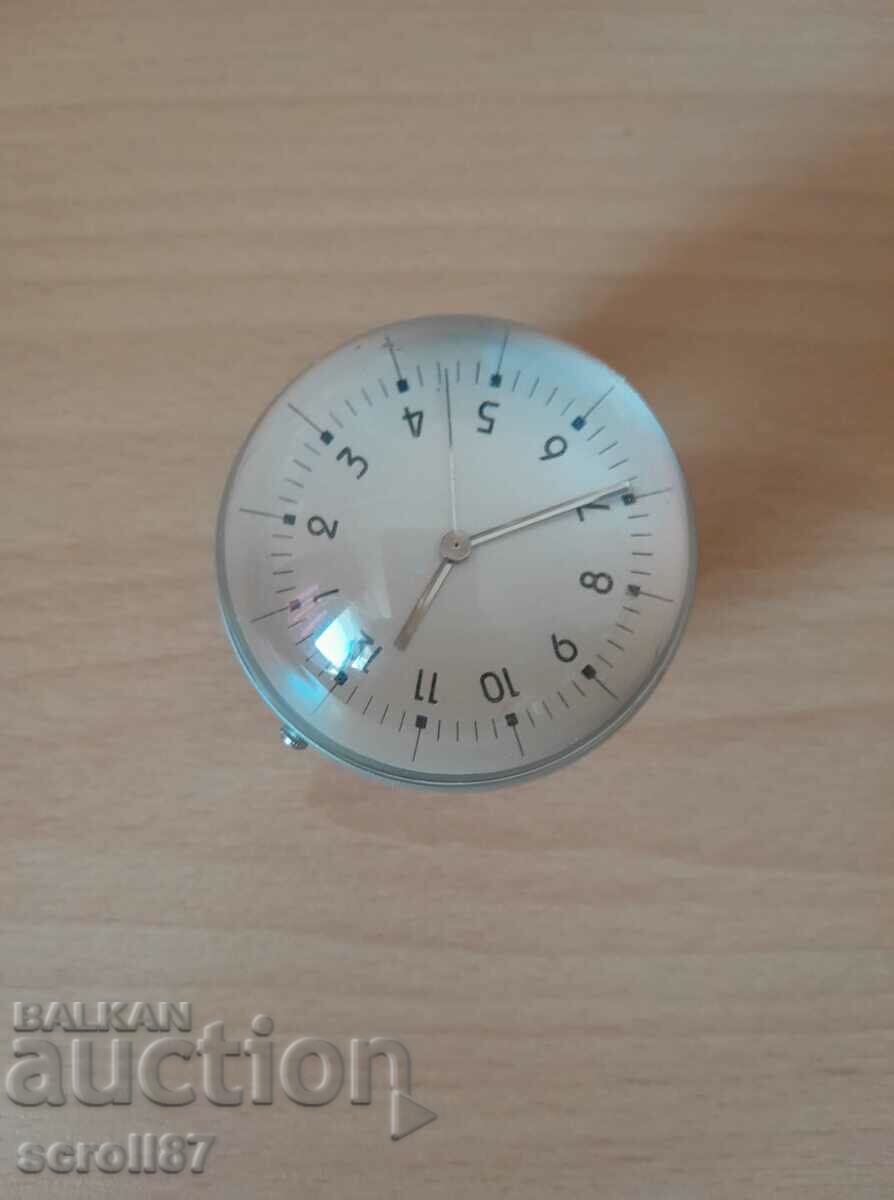 Spherical watch made of plastic