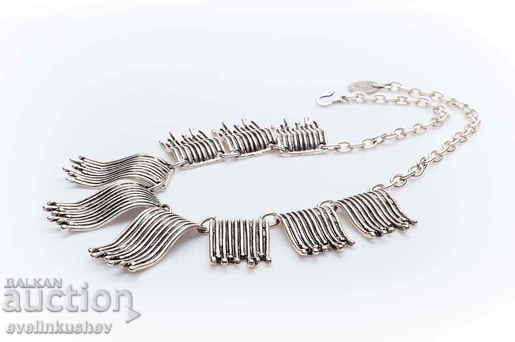 Silver plated necklace KN-0301001015 with price 75.00 BGN | € 38.35 Silver plated necklace KN-0301001015 with price 75.00 BGN | € 38.35