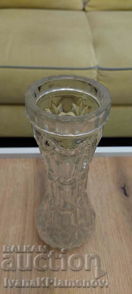 Glass vase height 25cm with price € 8.00 | 15.65 BGN
