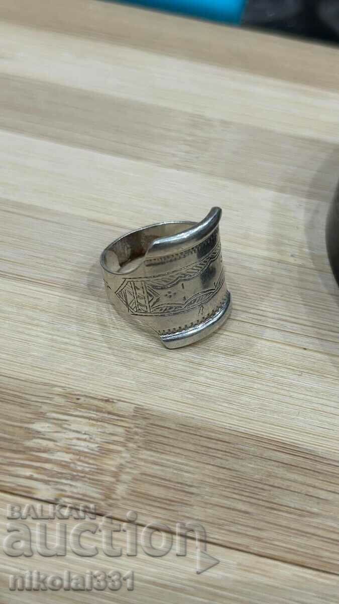 Women's silver ring 20 mm