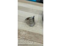 Women's silver ring 20 mm