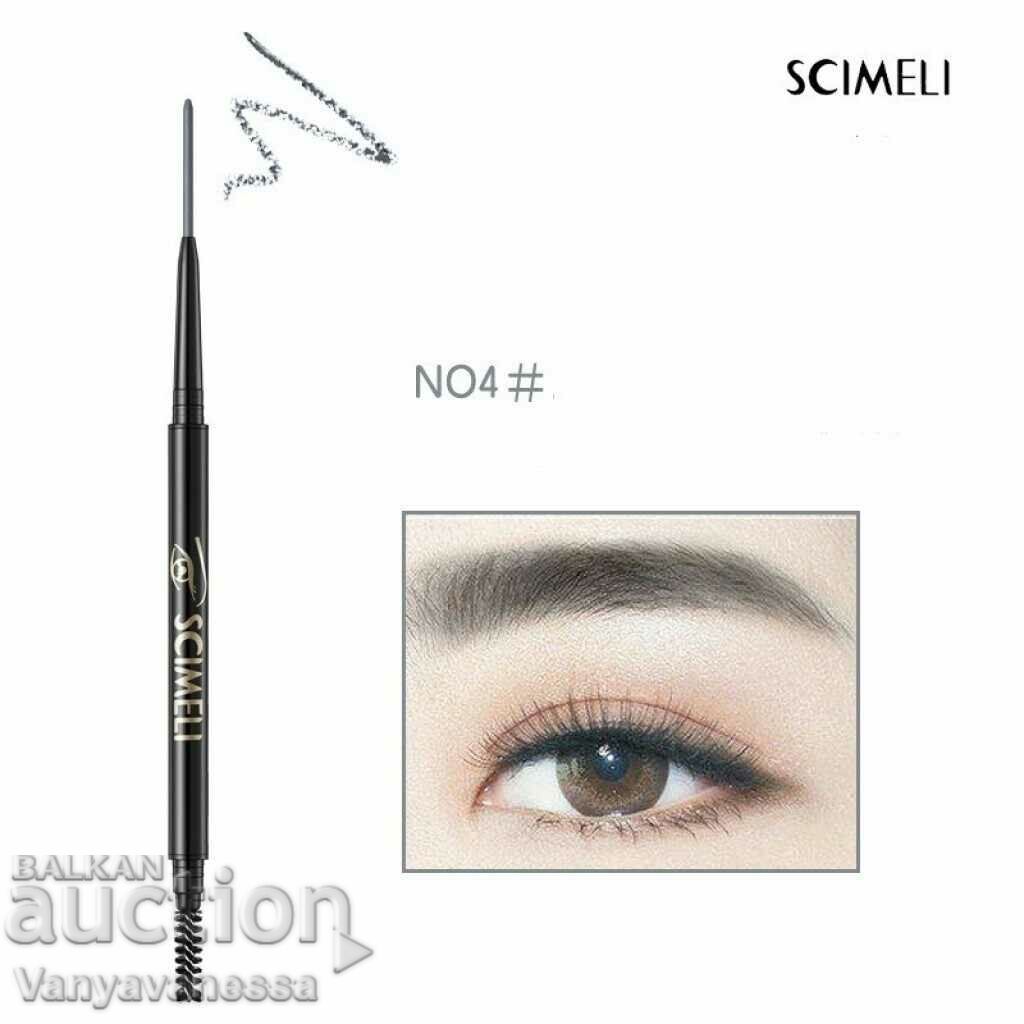 Gray pencil Waterproof, long-lasting and ultra-fine eyebrow pencil