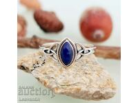 5216 Silver Ring with Lapis