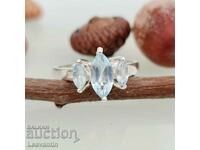 5212 Silver Ring with Blue Topaz