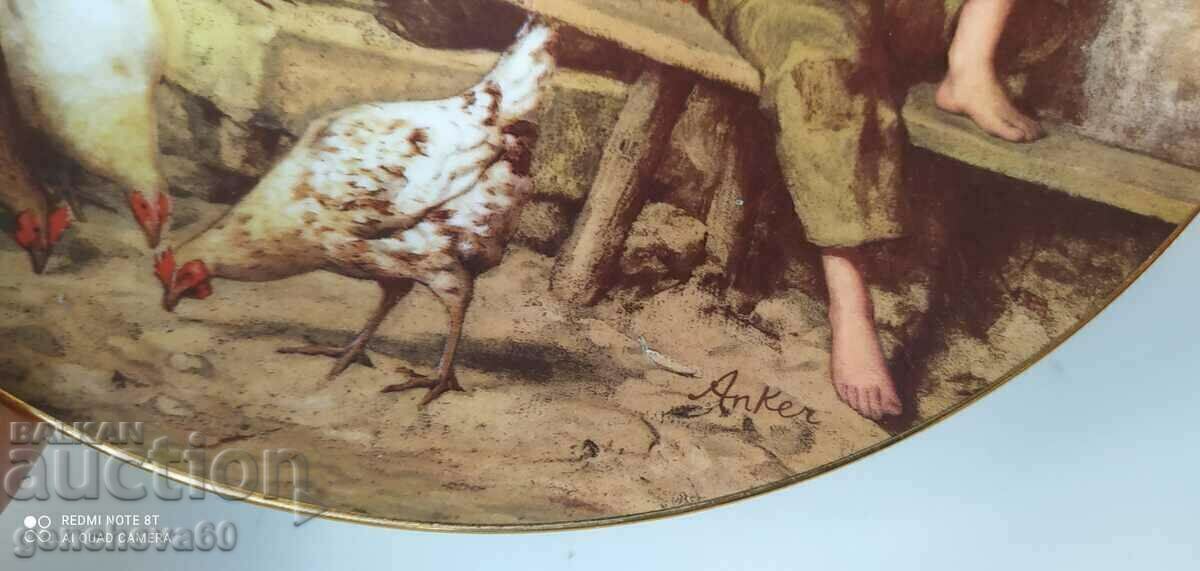 Licitație Farfurie decorativa din portelan, 1987. pentru colectare Licitație Farfurie decorativa din portelan, 1987. pentru colectare