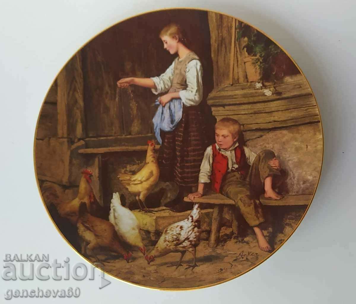 Livrarea Farfurie decorativa din portelan, 1987. pentru colectare Livrarea Farfurie decorativa din portelan, 1987. pentru colectare