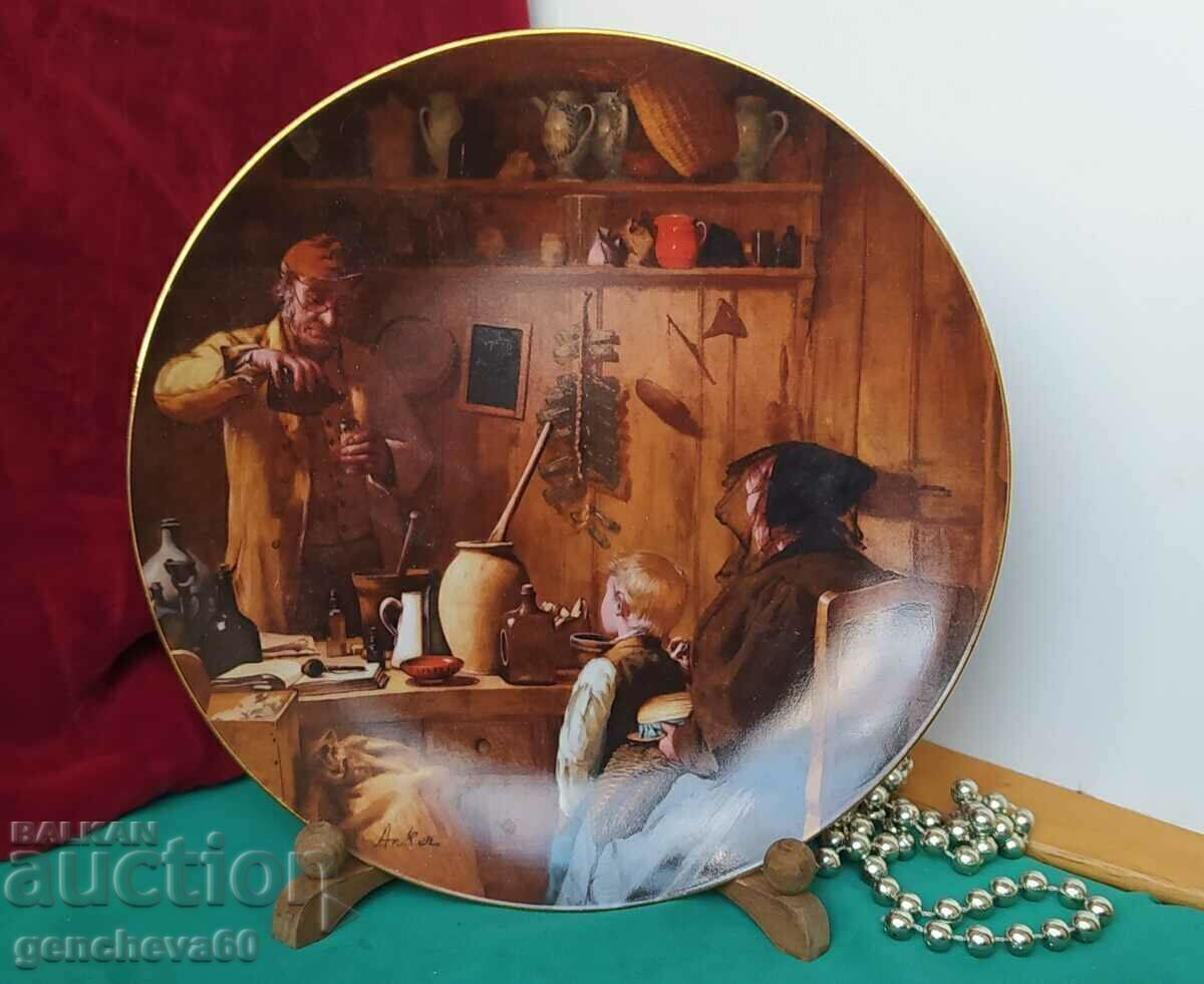 Collectible porcelain plate 1987 with price 40.00 BGN | € 20.45 Collectible porcelain plate 1987 with price 40.00 BGN | € 20.45