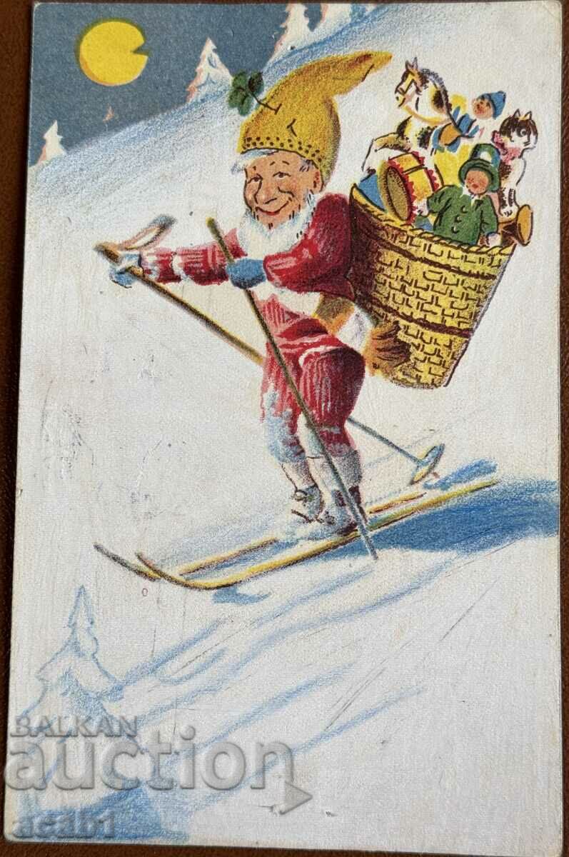 Card Santa Claus 1935