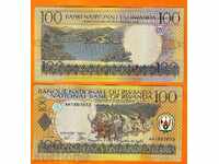 ЗОРБА АУКЦИОНИ   РУАНДА 100 ФРАНКА 2003  UNC