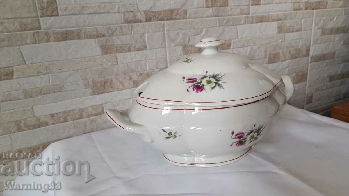 Auction Brand new porcelain soup bowl - Kitka Factory - Novi Pazar - №1 Auction Brand new porcelain soup bowl - Kitka Factory - Novi Pazar - №1