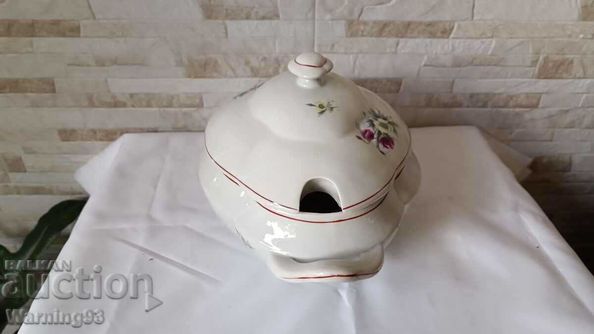 Brand new porcelain soup bowl - Kitka Factory - Novi Pazar - №1 - 5 Brand new porcelain soup bowl - Kitka Factory - Novi Pazar - №1 - 5