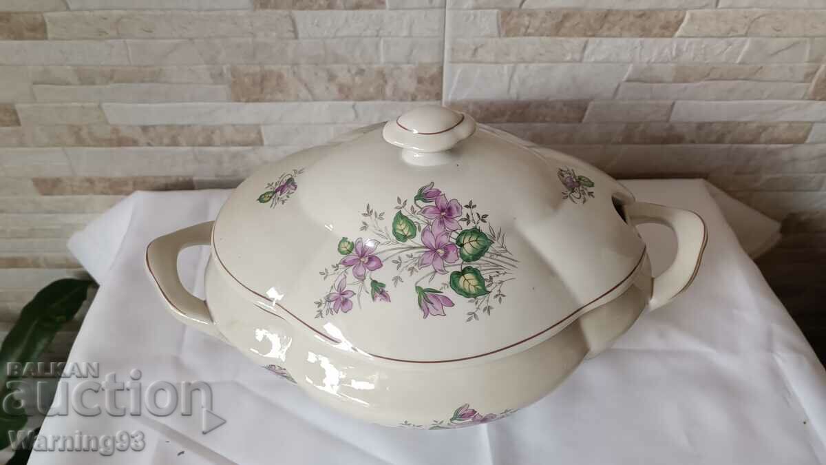 Brand new porcelain soup bowl - Kitka Factory - Novi Pazar - №2 with price 42.00 BGN | € 21.47
