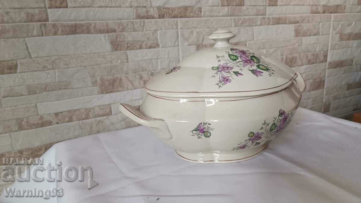 Auction  Brand new porcelain soup bowl - Kitka Factory - Novi Pazar - №2