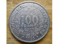 100 francs 1968 - West Africa