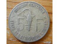 5 Franci 1970 - Africa de Vest